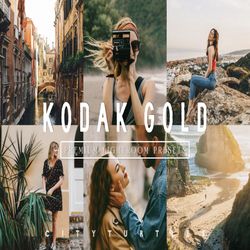KODAK Film Travel Lightroom Presets Pack for Mobile & Desktop Presets