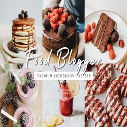 Bright Vibrant Food Photography Presets, Modern Food Blogger Presets, Instagram Lifestyle Filters  Mobile & Desktop Pres