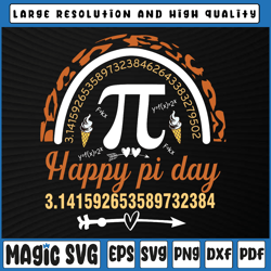 rainbow happy pi day svg, spiral pi math, pi day 314 svg png, pi symbol svg, pi day svg, digital download