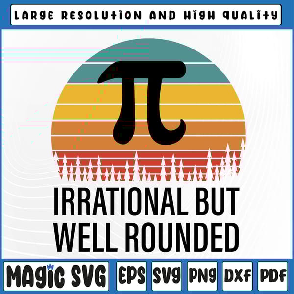 Math Equation Irrational But Well Rounded Svg, Pi Svg, Pi Sy - Inspire ...