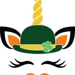 unicorn boy shamrock svg, st patrick's day svg, shamrock svg, st patricks svg, lucky svg file cut digital download