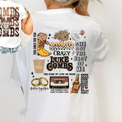 Combs Bullhead Shirt 2 Side, Country Music Shirt, Luke Combs World Tour 2022, Cowboy Combs, Luke Combs Fan, Cowgirl Tee