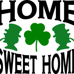 home sweet home shamrocks svg, st patrick's day svg, shamrock svg, st patricks svg, lucky svg file cut digital download