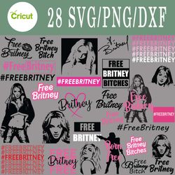 britney spears svg, britney spears bundle svg, png, dxf, cutting file, svg files for cricut, silhouette
