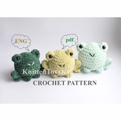 leggy frog crochet pattern, amigurumi frog pattern, toad leggy easy crochet pattern, frog tutorial pattern