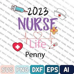 Nurse Life Svg Nurse Life Christmas Svg Gift Rn Gift Bsn Gift Nursing Gift, trending