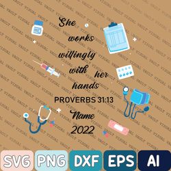 customized nurse svg, nurse christmas svg, nursing graduation gift, rn gift, bsn gift, msn nurse gift, trending