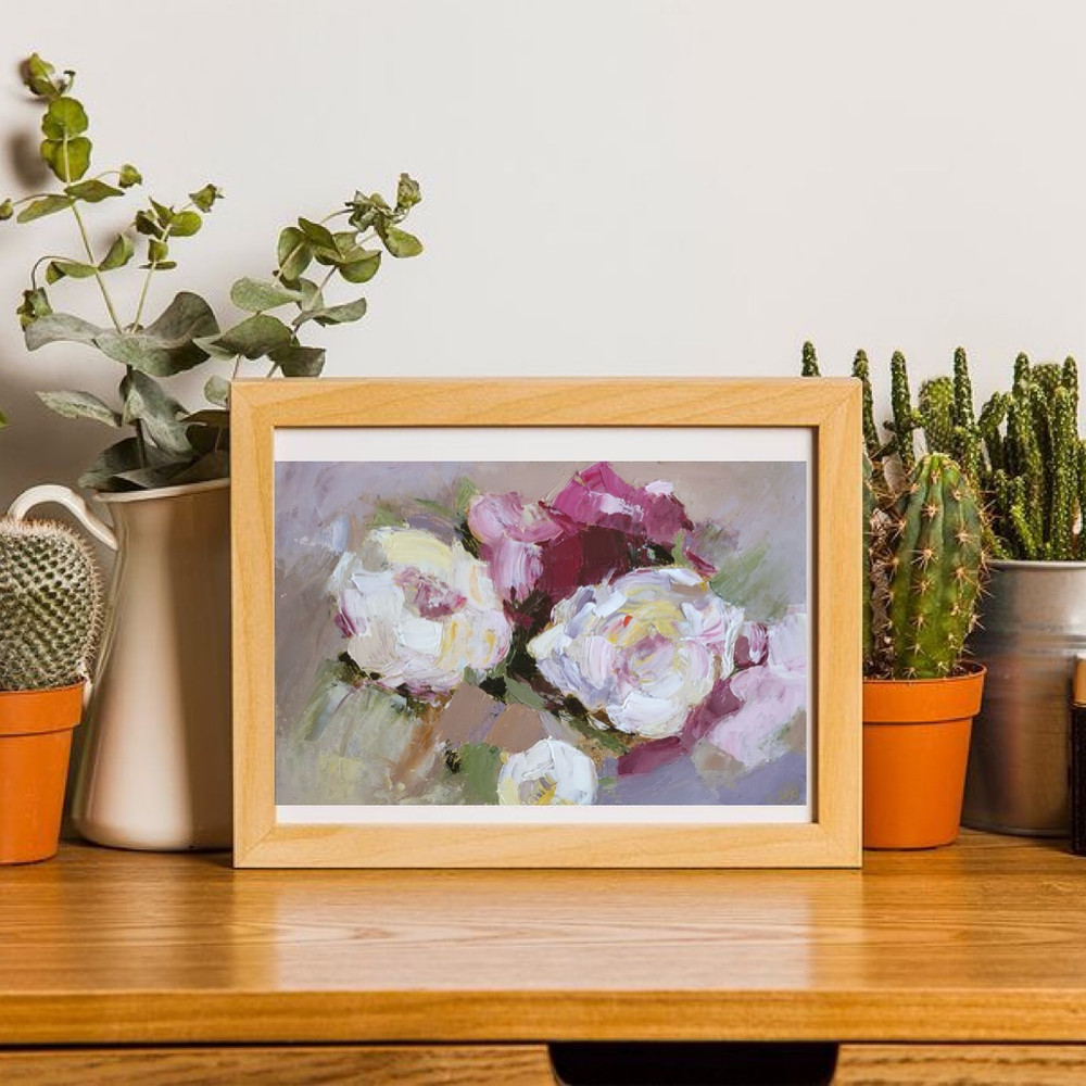 Bouquet of peonies-3