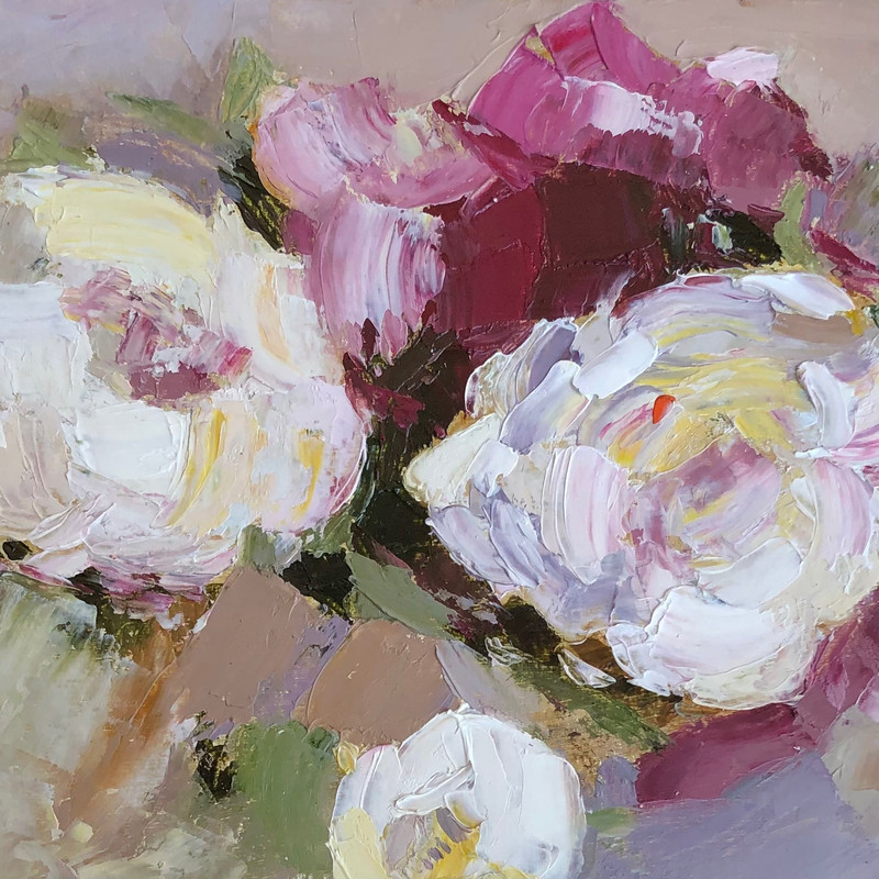 Bouquet of peonies-7