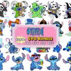 1350 stitch disney svg, bundle layered svg png layered designs svg for cricut svg for silhouette cut file