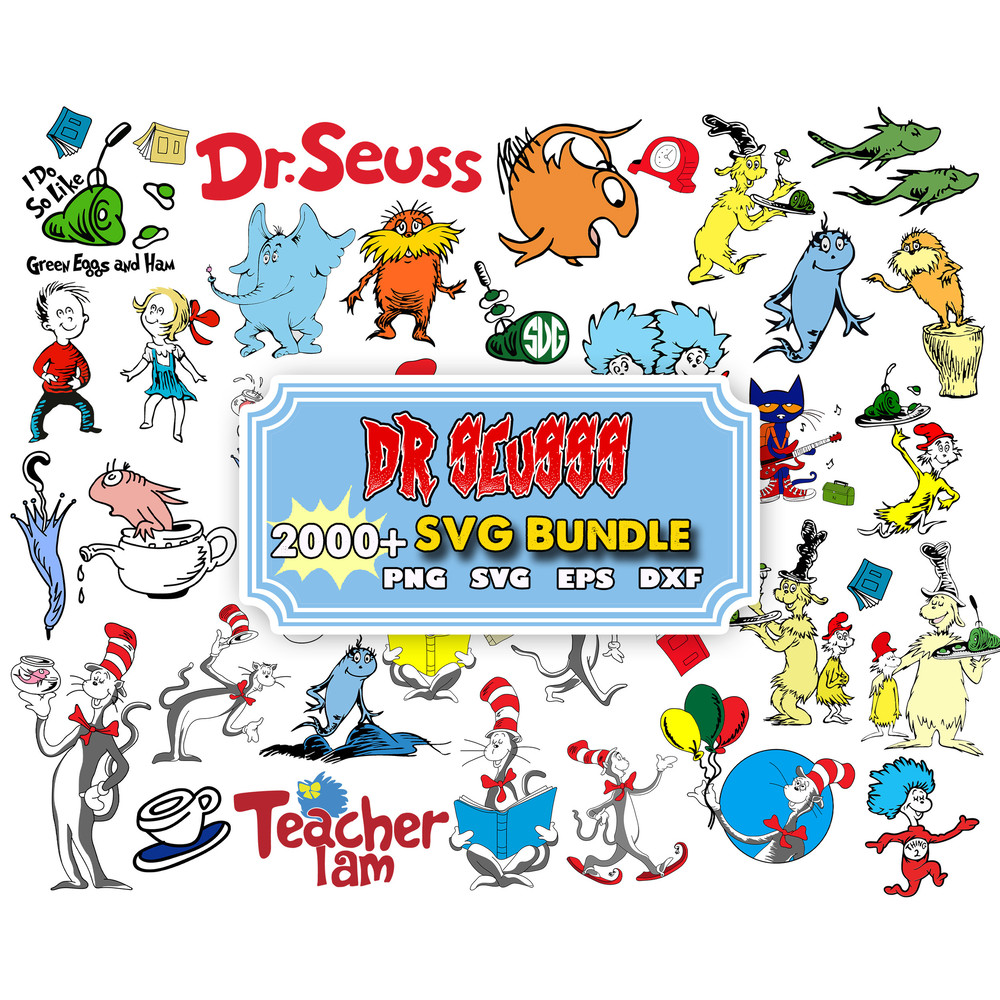 2000 Dr Seuss Svg Bundle, Cat In The Hat SVG, Dr Seuss Hat SVG, Svg, Png, Dxf, Layered digital file, Cricut, Silhouette.jpg