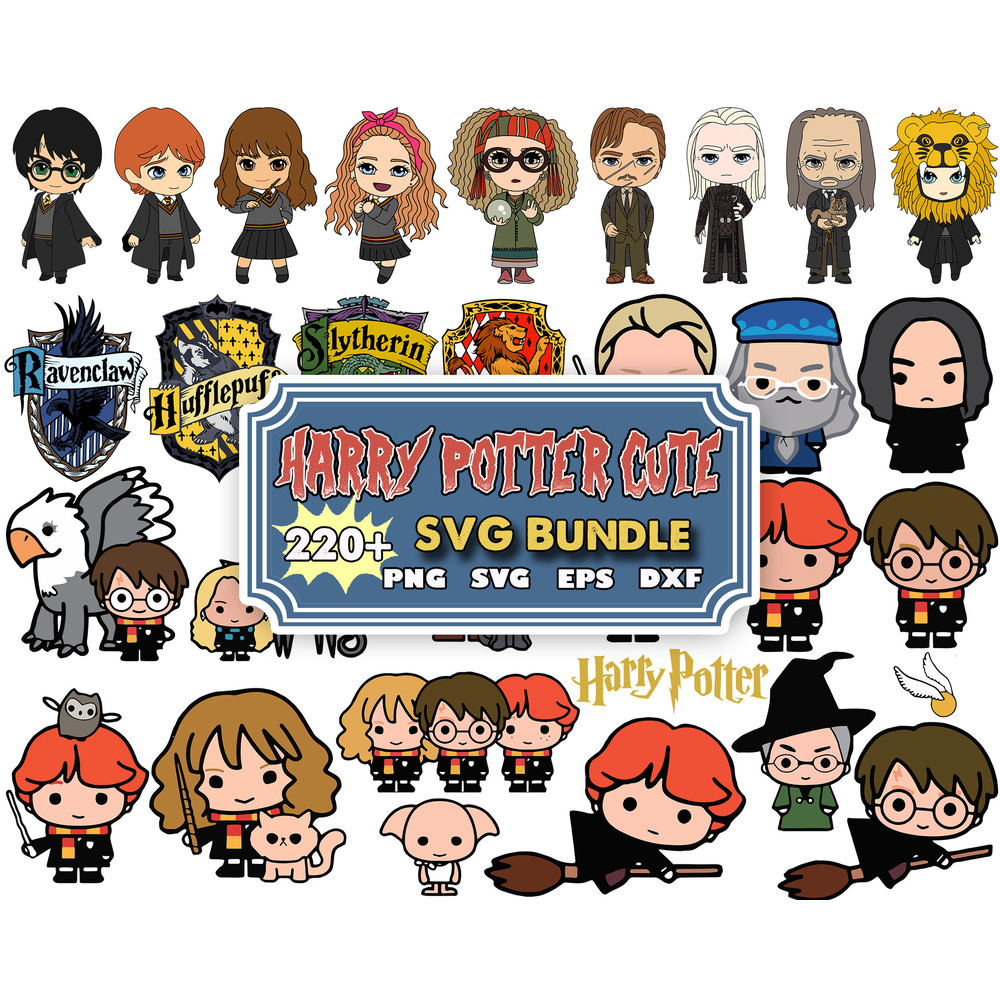 220 Harry Potter Cute Bundle Svg, Harry Potter Clipart, Harry Potter svg.jpg