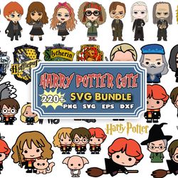 220 harry potter cute bundle svg, harry potter clipart, harry potter svg