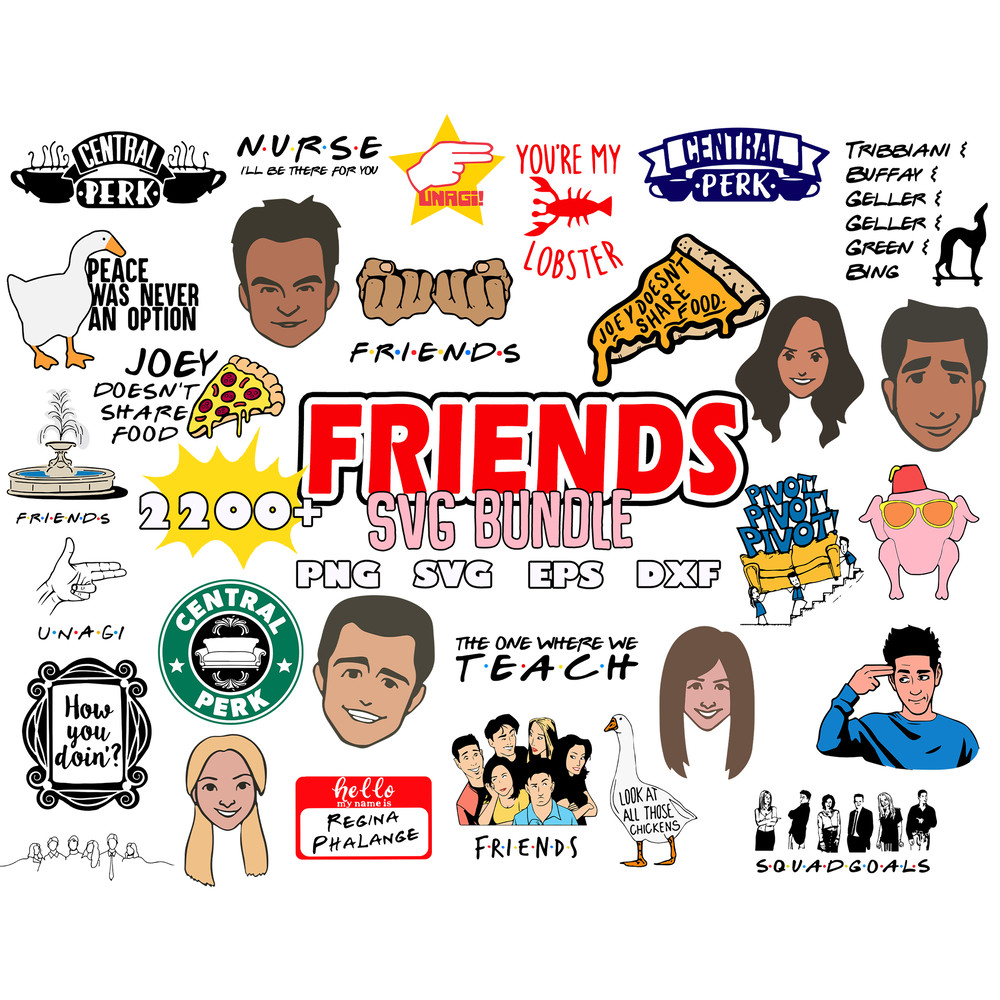 2200 Friends Svg Bundle, Friends Png, Friendship Svg, Cricut, Bestseller.jpg