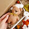 Cute bear from felt baby crib mobile in the box