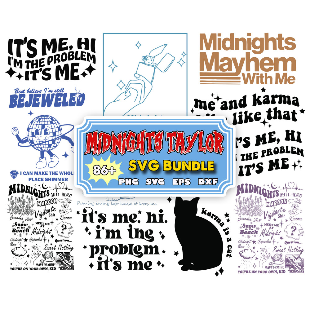 86 Meet Me At Midnight Design Svg cut file Silhouette, Cricut Digital file PDF PDF TS Inspired, Midnights Design png.jpg