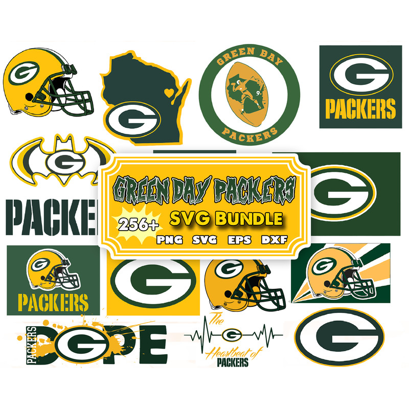 Green Bay Packers svg, Packers svg Bundle, Packers svg, Clipart for Cricut, Football SVG, Football , Digital download.jpg