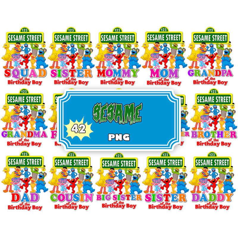 Sesame Birthday png downloads sesame street high quality digital png.jpg