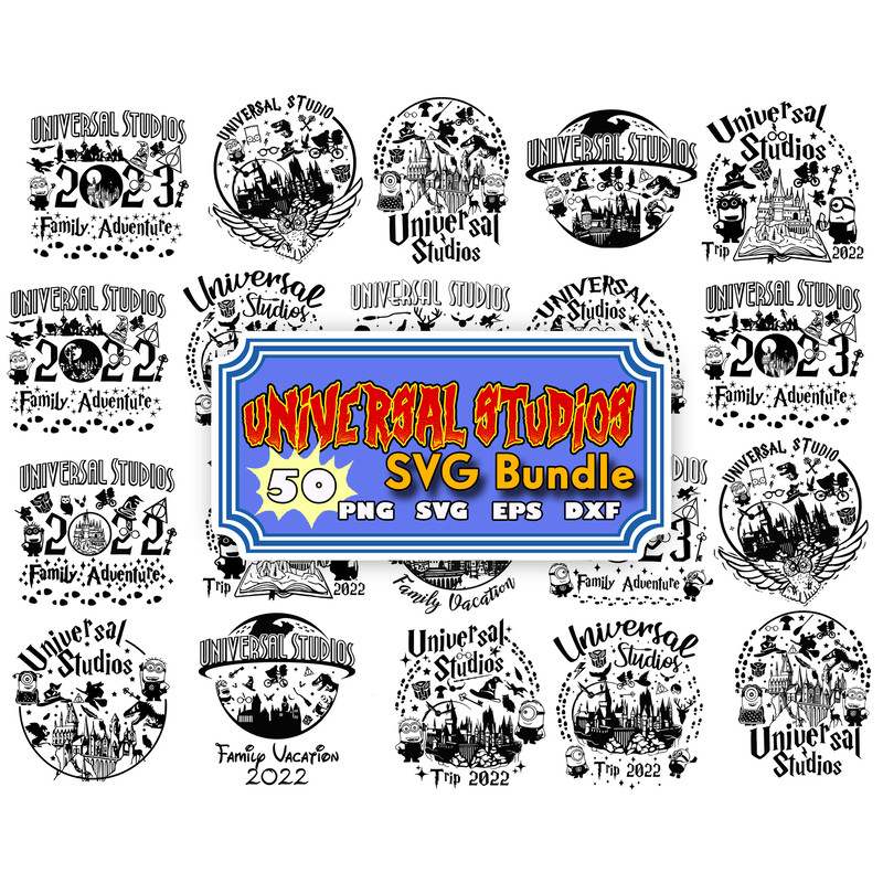 Universal SVG, Universal Studios Family Shirt SVG, Universal Decal Svg, Family Vacation 2022 SVG, Cricut, Cut File, Universal Studios Svg.jpg