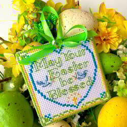 may your easter be blessed ornament cross stitch pattern pdf by crossstitchingforfun, instant download