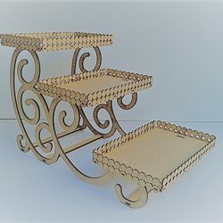 Digital Template Cnc Router Files Cnc Candy Stand Files for Wood Laser Cut Pattern