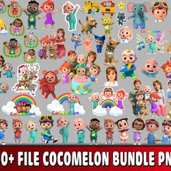 60 file Cocomelon family bundle PNG, Cocomelon family bundle PNG, for Cricut , vector file , digital, file cut