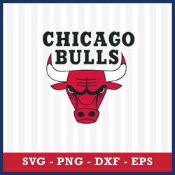 chicago bulls svg, chicago bulls logo svg, basketball team svg, nba svg, sport svg, png dxf eps file