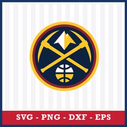 denver nuggets  svg, denver nuggets logo svg, basketball team svg, nba svg, sport svg, png dxf eps file