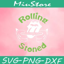 rolling stoned cannabis svg,png,dxf,cricut