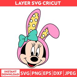 Easter Bunny Girl Ears Free Svg, Daily Freebies Svg, Disney Svg, Dxf, Png, Jpeg, Pdf Digital file