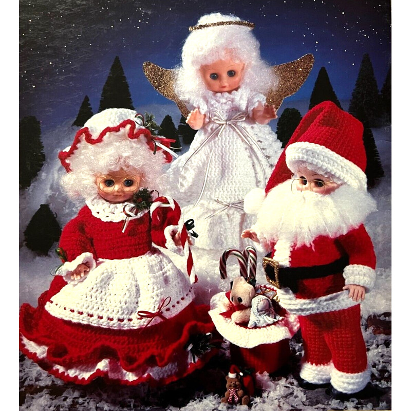 christmasdollangelvintagecrochetpattern