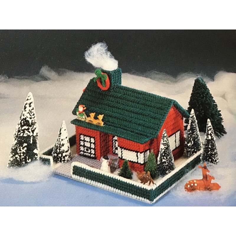 vintage-pattern-plastic-canvas-house-red