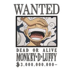 wanted luffy gear 5 embroidery design download file basic embroidery tutorial
