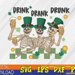 st patricks day svg,st patricks svg,dancing skeletons drink beer svg,irish skeleton svg,st patricks day gift,lucky shamr