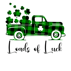 lucky truck  shamrock png, st patrick's day png, shamrock png, st patricks png, lucky png file cut digital download