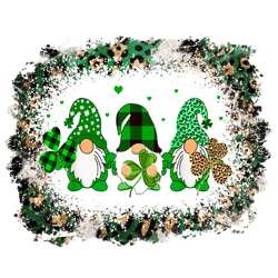 gnome shamrock png, st patrick's day png, shamrock png, st patricks png, lucky png file cut digital download