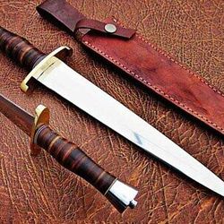 "stainless-steel-knife"hunting-knife-with sheath"fixed-blade-camping-knife, bowie-knife, handmade-knives, gifts-for-men.