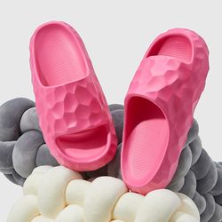Geometry Style Slippers Summer Shoes Non-slip Bathroom Slippers