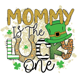 Mommy Lucky Irish Shamrock Png, St Patrick's Day Png, Shamrock Png, St Patricks Png, Lucky Png File Cut Digital Download