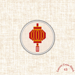 Chinese flashlight cross stitch pattern