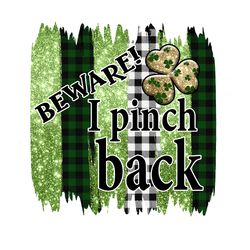 i pinch back shamrock png, st patrick's day png, shamrock png, st patricks png, lucky png file cut digital download