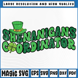 st patricks day shenanigans coordinator saint pattys teacher svg, st patricks day, digital download