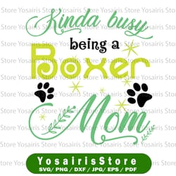 kinda busy being a boxer mom svg design, baseball saying, silhouette cameo, cricut, iron on transfer, baseball dxf file,