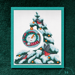 Christmas tree cross stitch pattern
