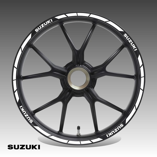 Suzuki Rim Sticker Suzuki decal kit stickers motocycle wheel tape Suzuki wheel | Inspire ...
