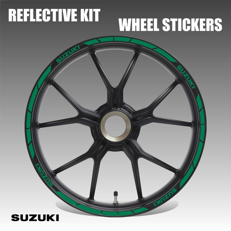 Suzuki Rim Sticker Suzuki decal kit stickers motocycle wheel tape Suzuki wheel | Inspire ...