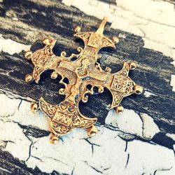 Orthodox cross pendant  Old Believer Orthodox Crucifix