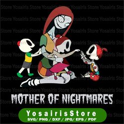 sally mother of nightmares 2 girl and boy png digital file sublimation printing/png printable/digital print design