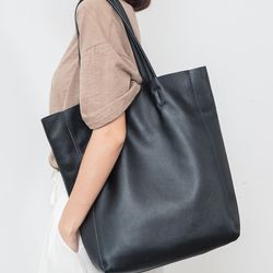 Womens Minimalist Shoulder Tote Bag