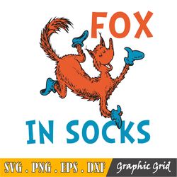 Fox in socks Svg